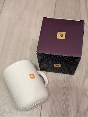 Nespresso Collections Festive White Porcelain Coffee Mug